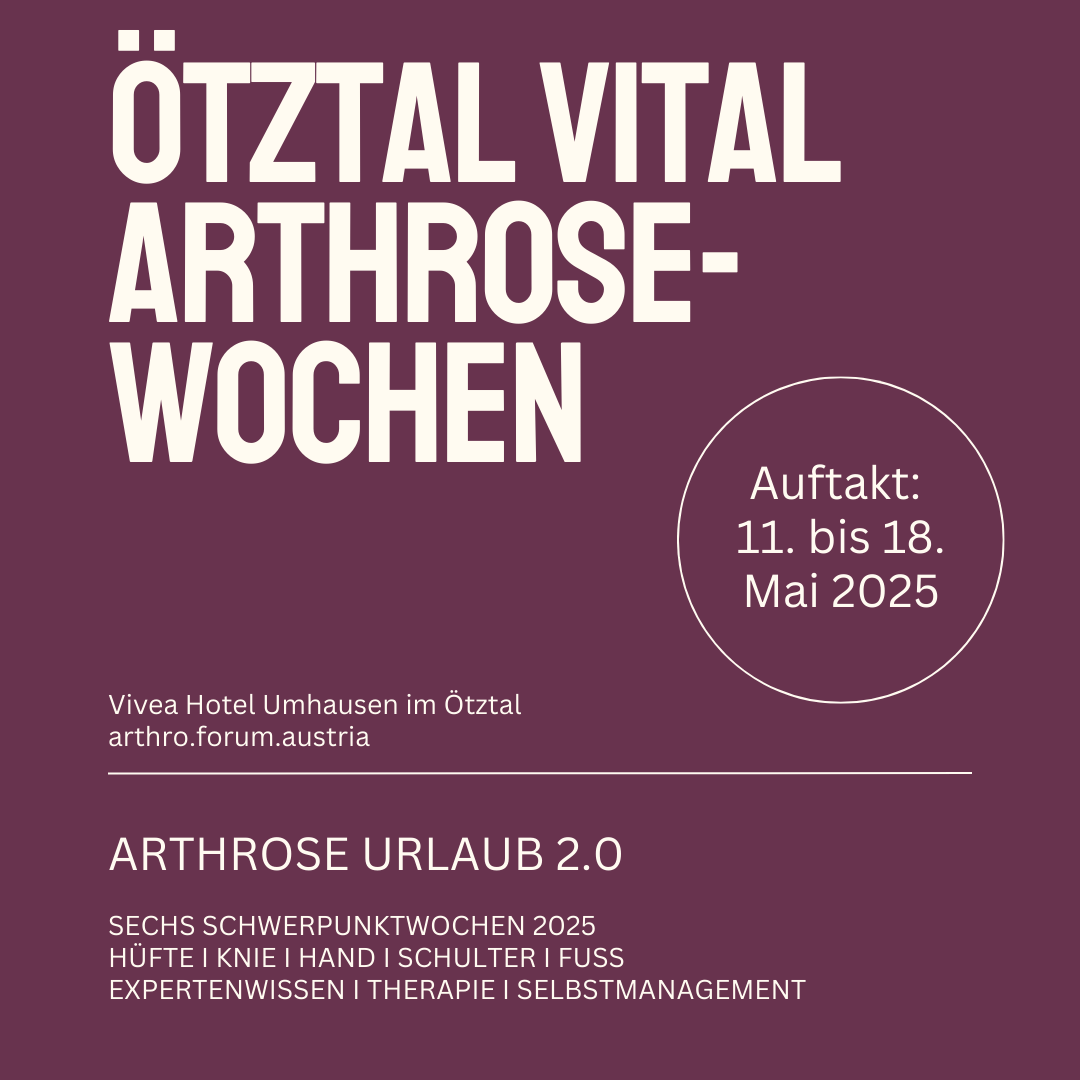 Arthrose Gesundheitsurlaub