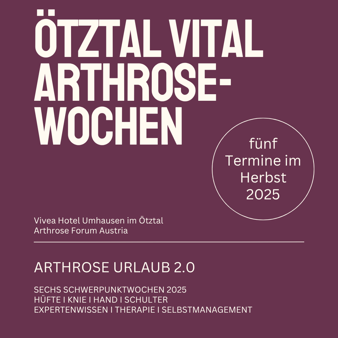 Arthrose Wochen Ötztal