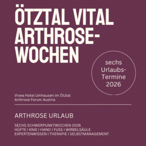 Arthrose Urlaub Ötztal