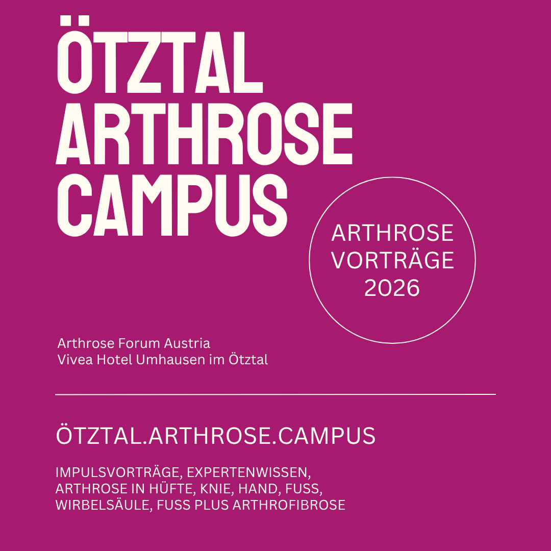 Arthrose Vorträge im Vivea Hotel Umhausen